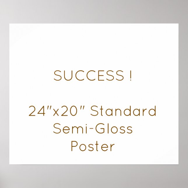 24"x20" Standard Halvblank Affisch (Framsidan)
