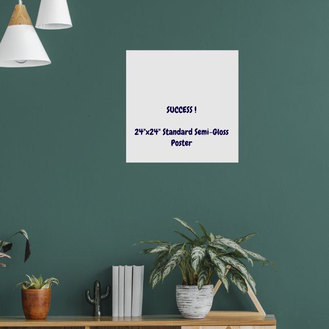 24"x24" Standard halvblank affisch (Vardagsrum 1)