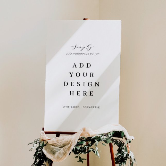 24"x36" Bröllskylt, Välkomstskylt tryckning Poster (Skapare uppladdad)