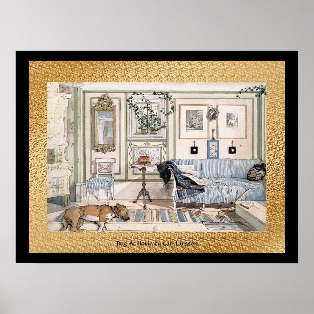 24 x 18 Svart och Guld Poster (Framsidan)