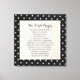 24 x 24 Lord's Prayer Canvastryck