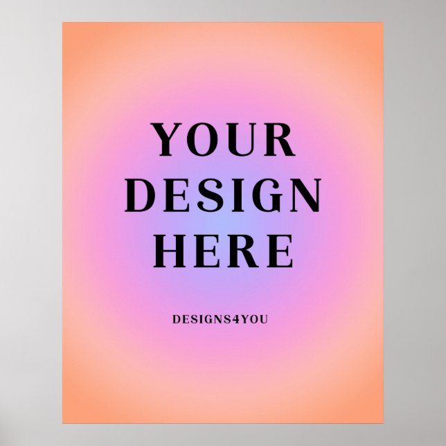 24 x 30 Vertikal Utskriven Konst Poster (Framsidan)