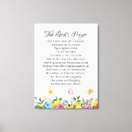 24 x 32 Lord's Prayer-Kanvastrycket Canvastryck