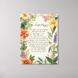 24 x 32 Lord's Prayer-Kanvastrycket Canvastryck