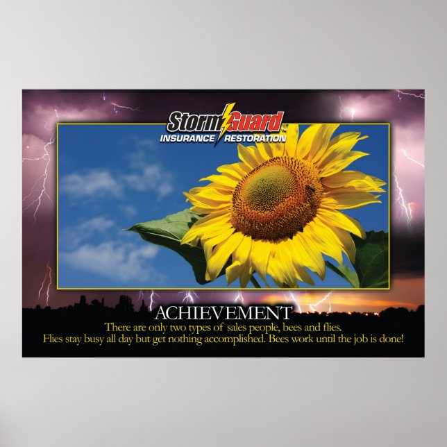 24 x 36" Storm Guard "Achievement" Poster (Framsidan)