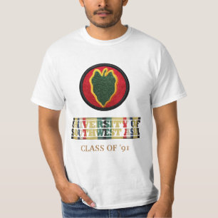 24th Inf. Div. Universiteten av den SouthwestAsien T-shirt