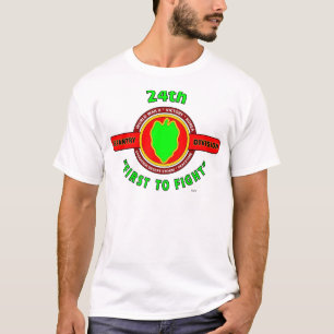 24TH INFANTERIUPPDELNING "FÖRST som SLÅSS" T-shirt