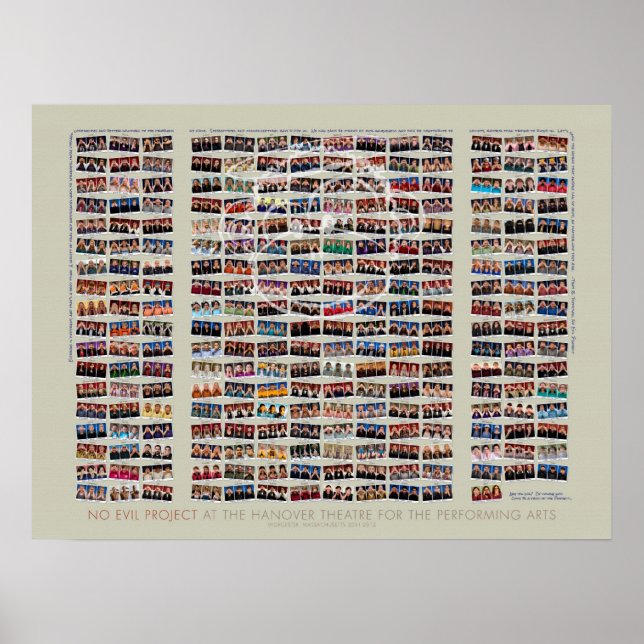 24x18 Inget ondskefullt projekt vid Hannover-teate Poster (Framsidan)