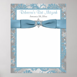 24x30 Bat mitzvah inloggning Poster Winter Wonderl