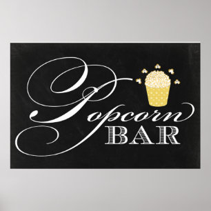 24x36 Popcorn Pub-skylt Poster