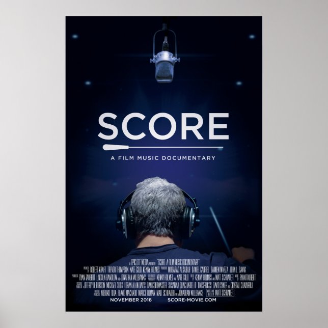 24x36 Poster SCORE: A Film Music Documentary (Framsidan)