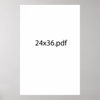 24x36 som standard poster