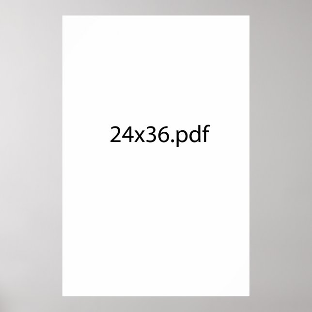 24x36 som standard poster (Framsidan)