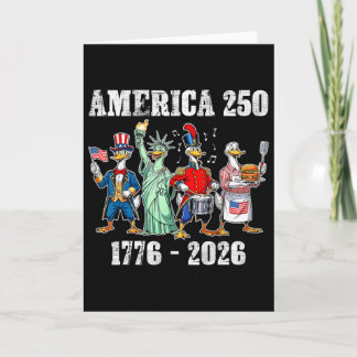 250 Amerika år 1776 2026 250-årsdag Goose U Kort