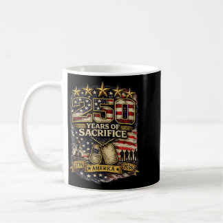250 Amerika Frihet Juli 4 Design Kaffemugg