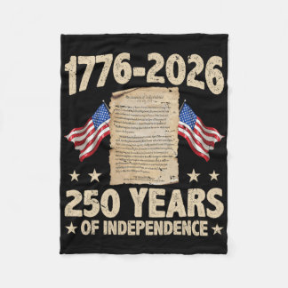 250 amerikanska självständighetsår 1776 2026 Us De Fleecefilt