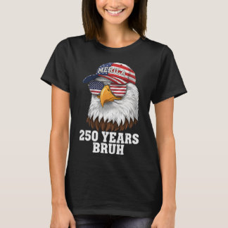 250 år 1776-2026 250-årsjubileum Eagle Merica T Shirt