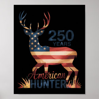 250 år 1776-2026 250-årsjubileum Jakt Poster