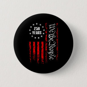 250 år 1776-2026 250-årsjubileum Usa Patriotisk 4 Knapp