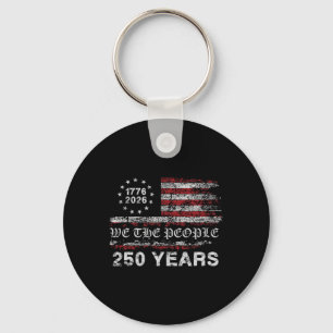 250 år 1776-2026 250-årsjubileumsflagga nyckelring