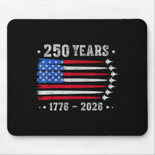 250 år 1776 2026 födelsedag USA för män kvinnor 4e Musmatta