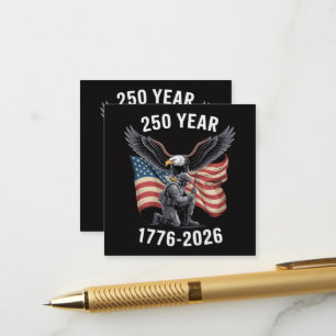 250 år 250-årsjubileum USA 4 juli Tilläggskort