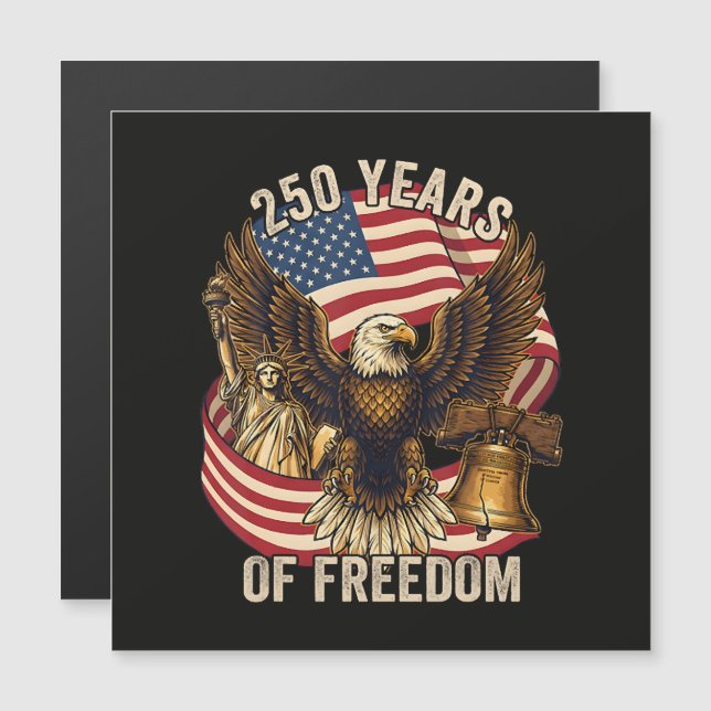 250 år Amerika 1776-2026 (Fram/baksida)