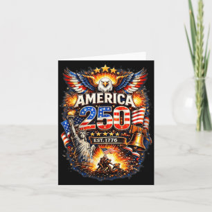 250 år Amerika 1776 2026 250-års USA födelsedag Kort