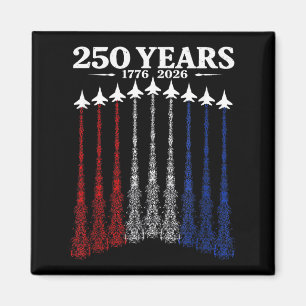 250 år Amerika 1776 2026 250-års USA Födelsedag Magnet
