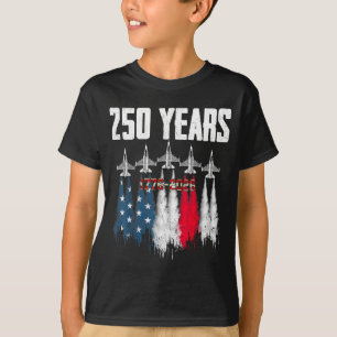 250 år Amerika 1776 2026 250-års USA födelsedag T Shirt
