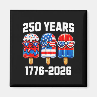 250 år Amerika 1776 2026 250-års USA Student Pojke Magnet