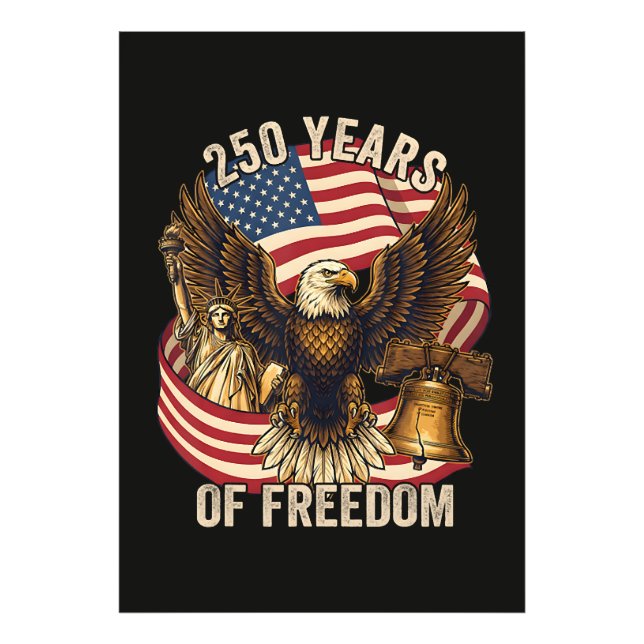 250 år Amerika 1776-2026 Fototryck (Framsidan)