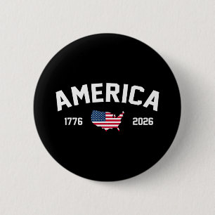 250 år Amerika 250-årsjubileum för självständighet Knapp