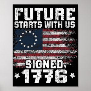 250 år Amerika årsdag 1776-2026 Oberoende Poster