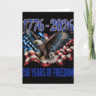 250 år Amerika årsdag 250-årsjubileum för självstä Kort