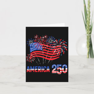 250 år Amerika årsdag 250-årsjubileum för självstä Kort