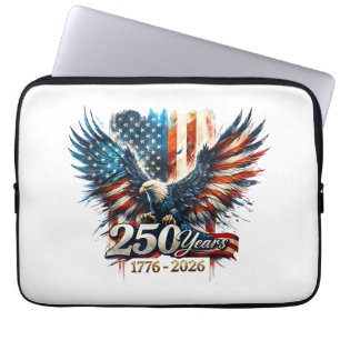 250 år Amerika årsdag 250-årsjubileum för självstä Laptop Fodral