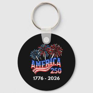 250 år Amerika årsdag 250-årsjubileum för självstä Nyckelring