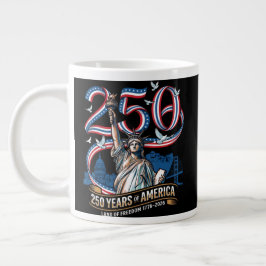 250 år Amerika jubileum 1776 2026 Jumbo Mugg