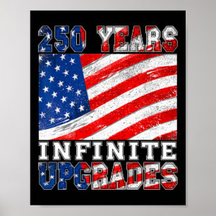 250 år Amerika jubileum 1776-2026 självständighet Poster