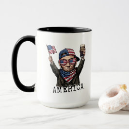 250 år Amerika jubileum 1776 Lincoln Abe Mugg
