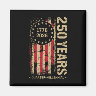 250 år Amerika jubileum 250-årsjubileum för självs Magnet