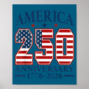 250 år amerika jubileum 250-årsjubileum för självs poster