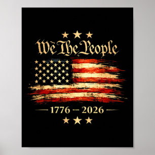 250 år Amerika Jubileum 250-årsjubileum för självs Poster