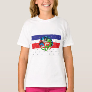250 år Amerika Jubileum 250-årsjubileum för självs T Shirt