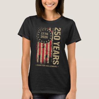250 år Amerika jubileum 250-årsjubileum för självs T Shirt