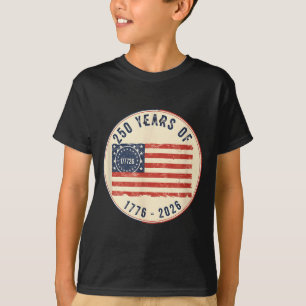 250 år amerika jubileum 250-årsjubileum för självs t shirt