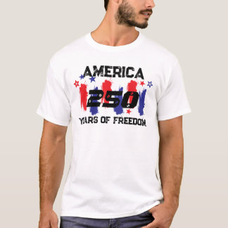 250 år Amerika Jubileum 250-årsjubileum för självs T Shirt