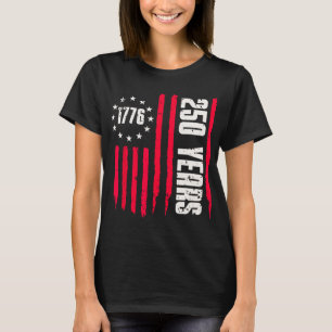 250 år Amerika Jubileum 250-årsjubileum för självs T Shirt