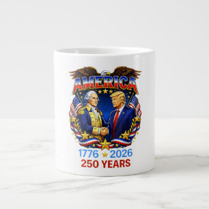 250 år Amerika Jubileum 250-årsjubileum Jumbo Mugg
